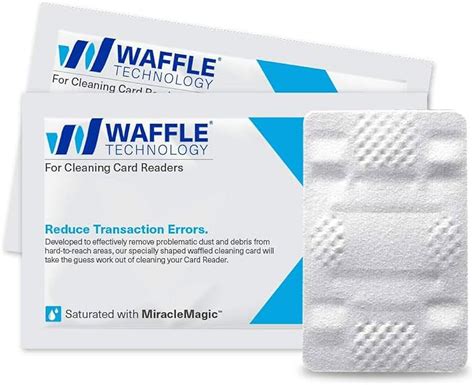 kicteam waffletechnology smart card reader cleaning card 40 pack|waffle technology cleaning cards.